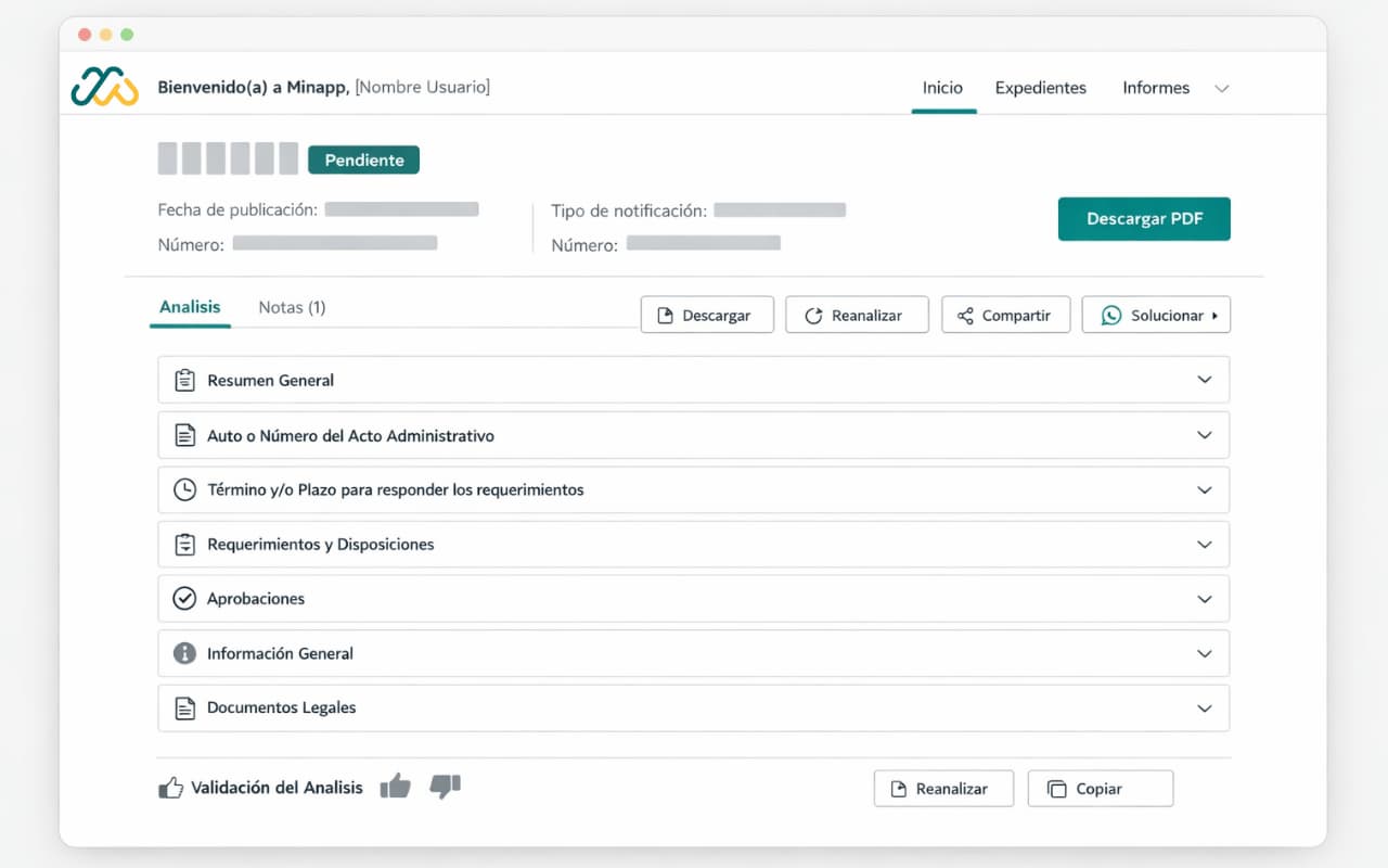 Minapp: Expedientes Mineros